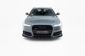 FRONT SPLITTER V.3 SUITABLE FOR AUDI A6 / A6 C7 S-LINE/ S6 C7 FACELIFT – MAXTON DESIGN