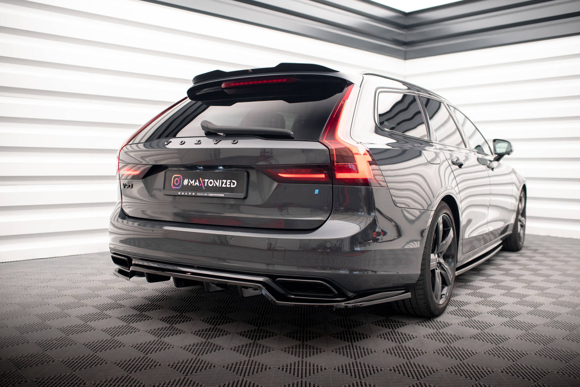 Spoiler CAP Volvo V90 R-Design Mk2 - 3