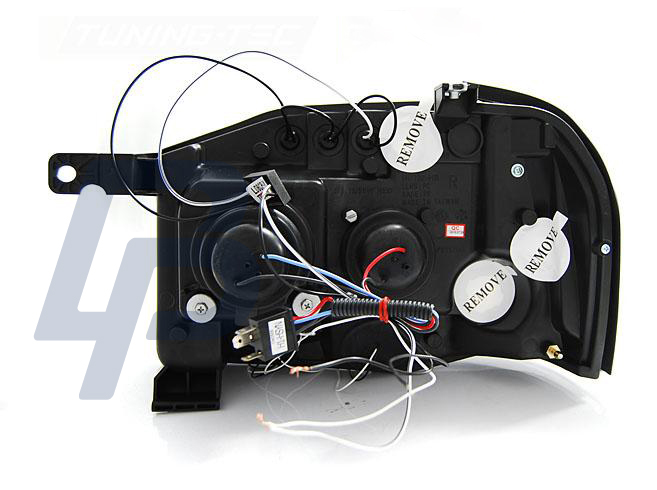 HEADLIGHTS NISSAN FRONTIER US VERSION 01-04 BLACK - 3