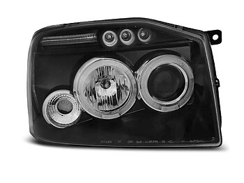 HEADLIGHTS NISSAN FRONTIER US VERSION 01-04 BLACK