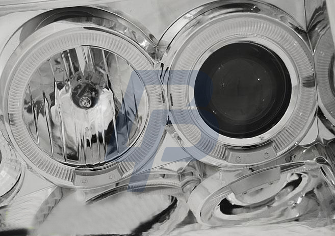 HEADLIGHTS NISSAN FRONTIER US VERSION 01-04 CHROME - 3