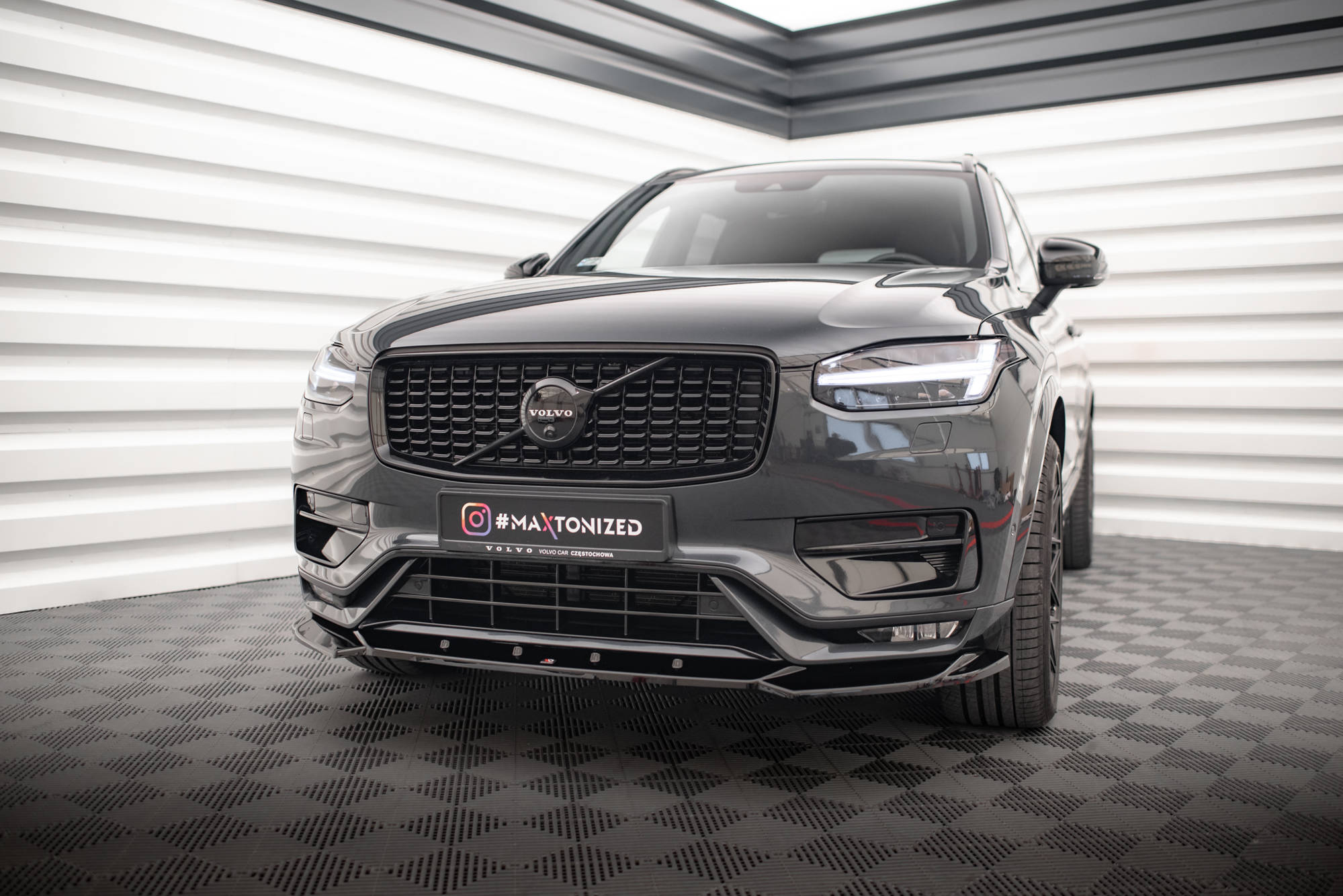 Front Splitter V.1 Volvo XC90 R-Design Mk2 Facelift - 4