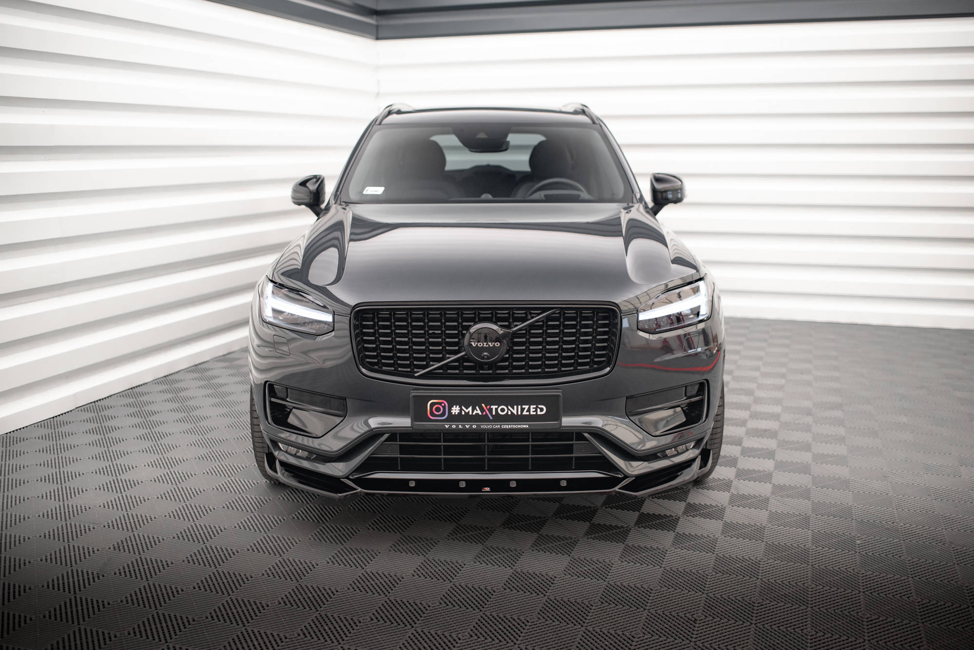 Front Splitter V.1 Volvo XC90 R-Design Mk2 Facelift - 2