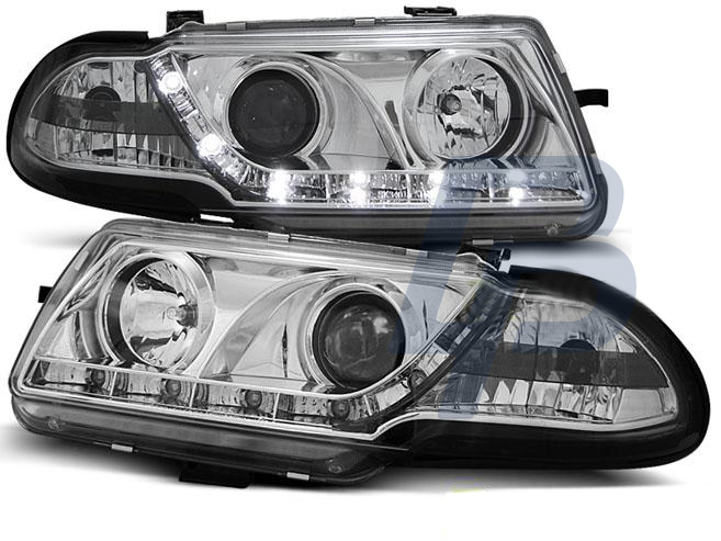 HEADLIGHTS OPEL ASTRA F 09.91-08.94 DAYLIGHT CHROME - 2