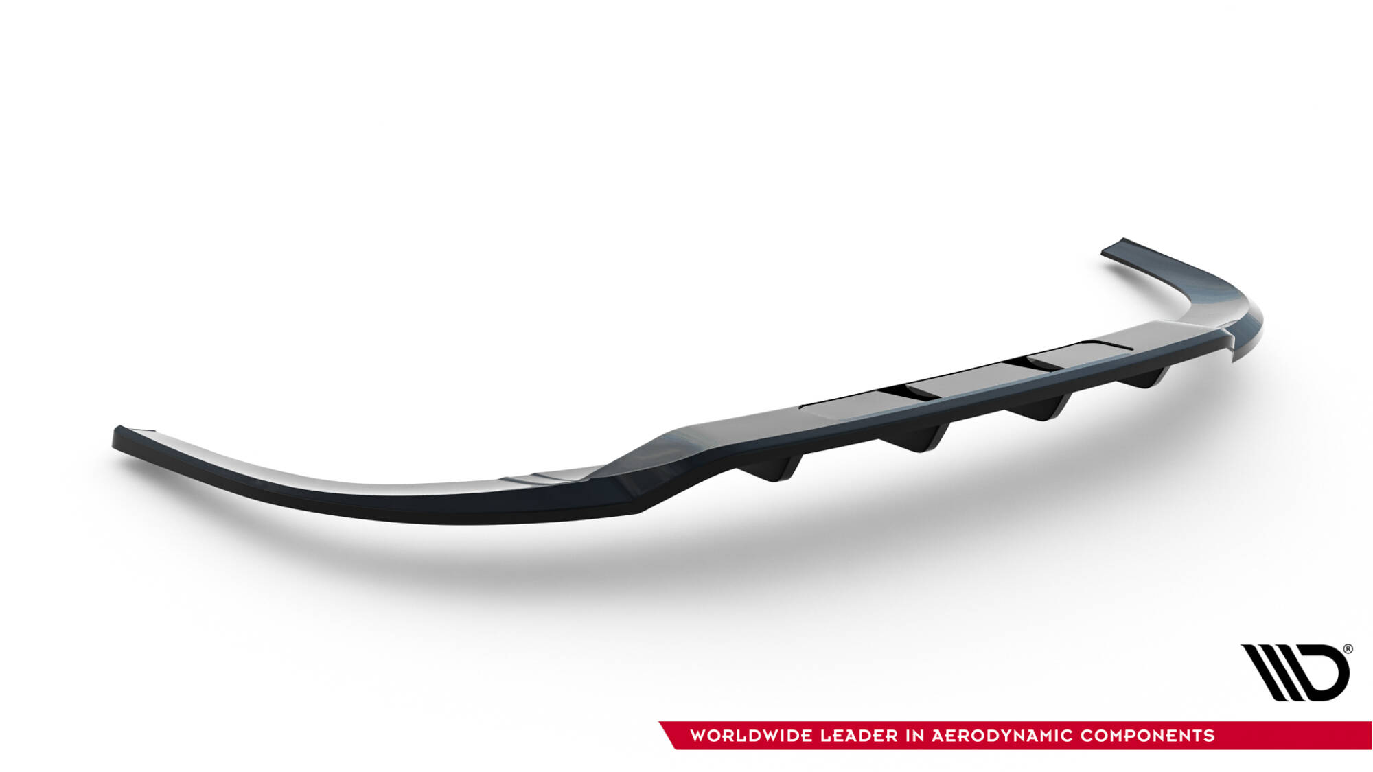 REAR SPLITTER (WITH VERTICAL BARS) SUITABLE FOR AUDI A3 SEDAN 8Y – MAXTON DESIGN - 4