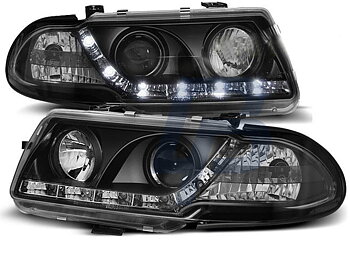 HEADLIGHTS OPEL ASTRA F 09.91-08.94 DAYLIGHT BLACK