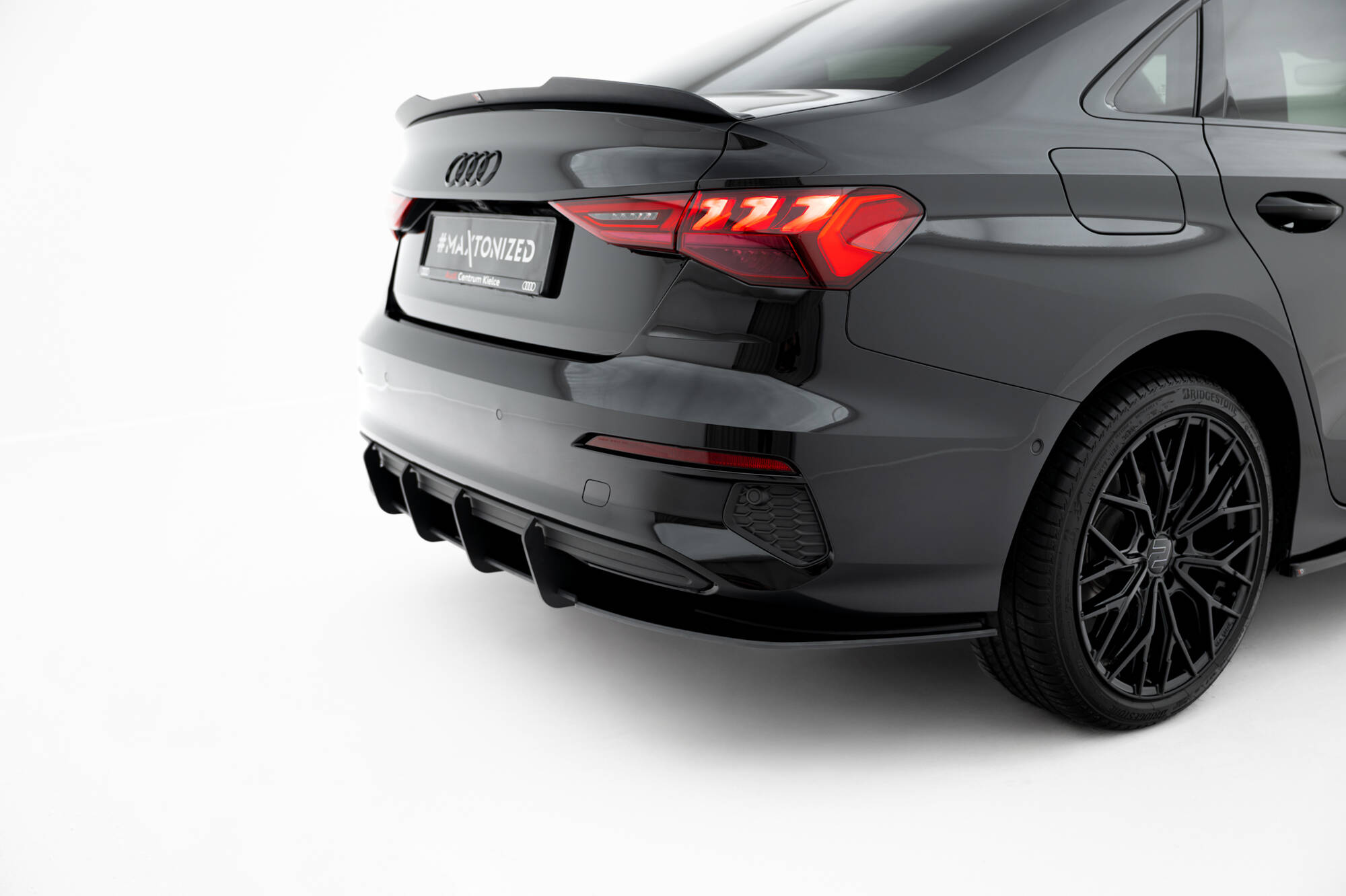 STREET PRO REAR DIFFUSER SUITABLE FOR AUDI A3 SEDAN 8Y – MAXTON DESIGN - 5