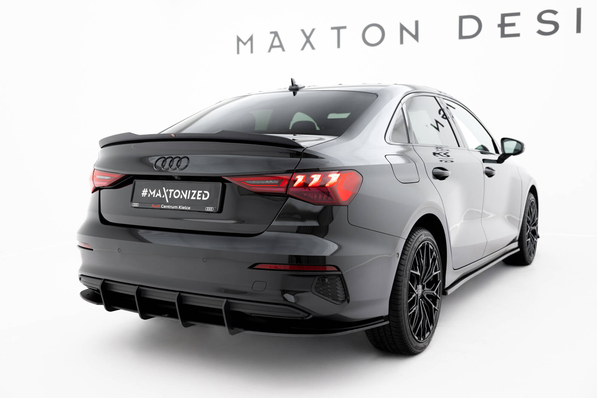 STREET PRO REAR DIFFUSER SUITABLE FOR AUDI A3 SEDAN 8Y – MAXTON DESIGN - 2