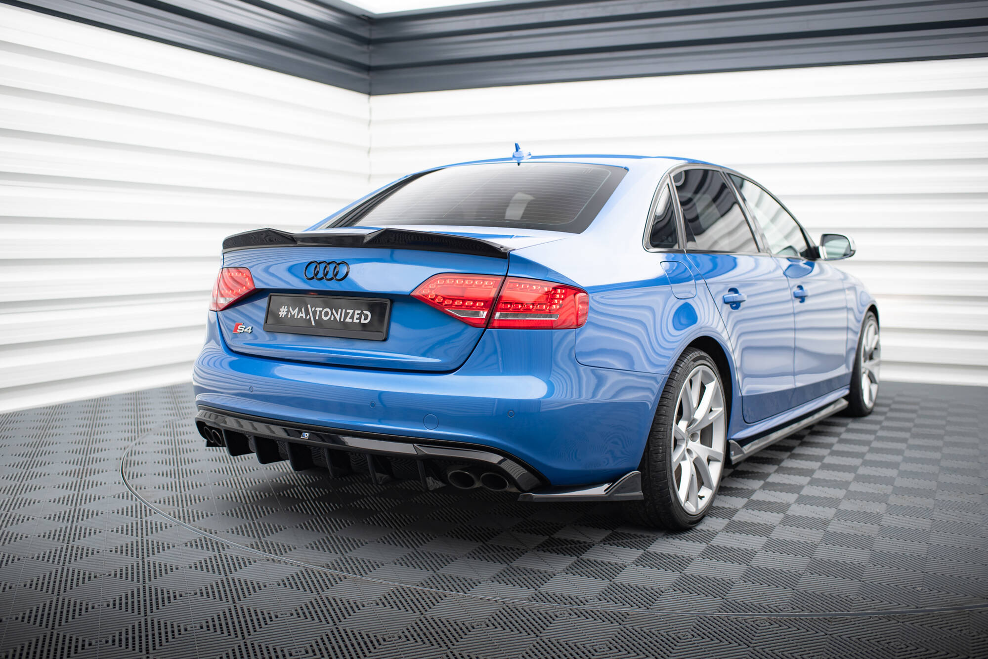 Rear Valance Audi S4 Sedan B8 - 5