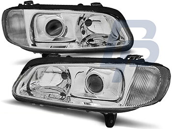 HEADLIGHTS OPEL ASTRA F 09.94-08.97 ANGEL EYES BLACK