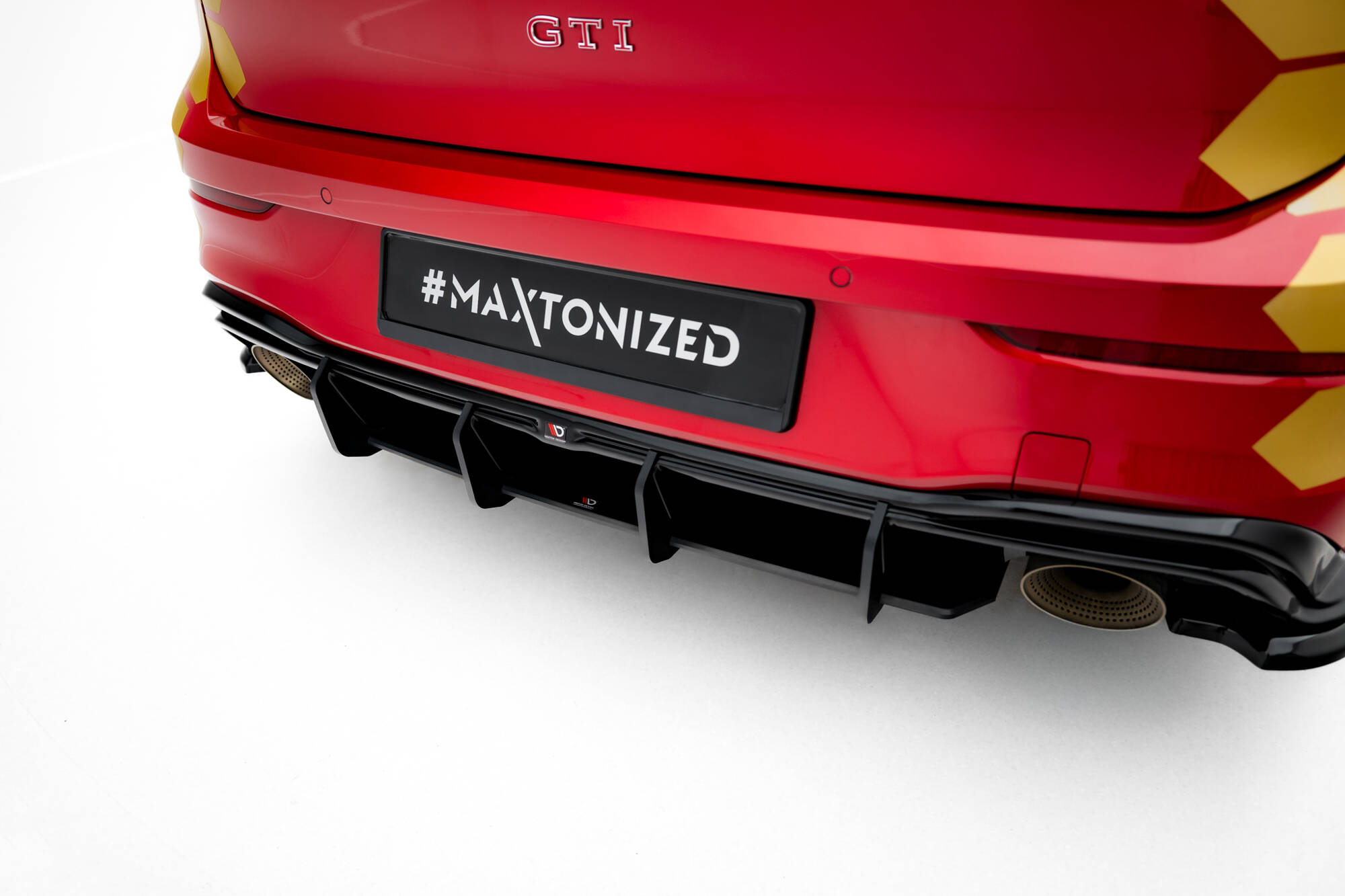 STREET PRO REAR DIFFUSER V.1 SUITABLE FOR VOLKSWAGEN GOLF GTI CLUBSPORT MK8 FACELIFT – MAXTON DESIGN - 4