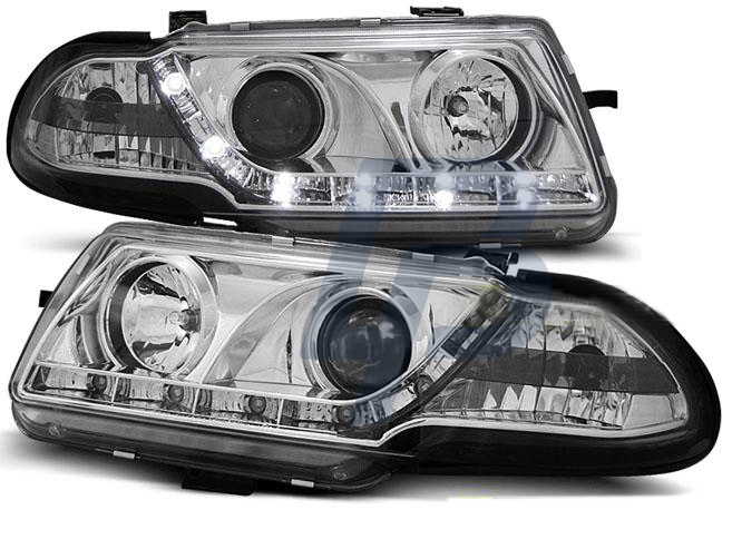 HEADLIGHTS OPEL ASTRA F 09.94-08.97 DAYLIGHT CHROME - 2
