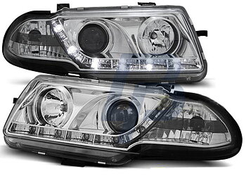 HEADLIGHTS OPEL ASTRA F 09.94-08.97 DAYLIGHT CHROME