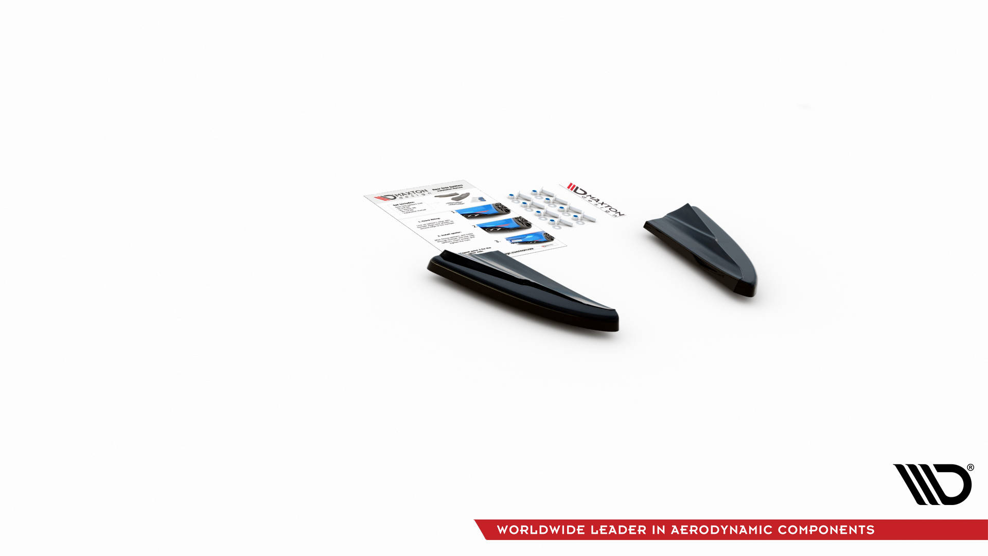 Rear Side Splitters Volvo V40 (2012-2019) - 4