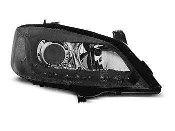 HEADLIGHTS OPEL ASTRA G 09.97-02.04 DAYLIGHT BLACK