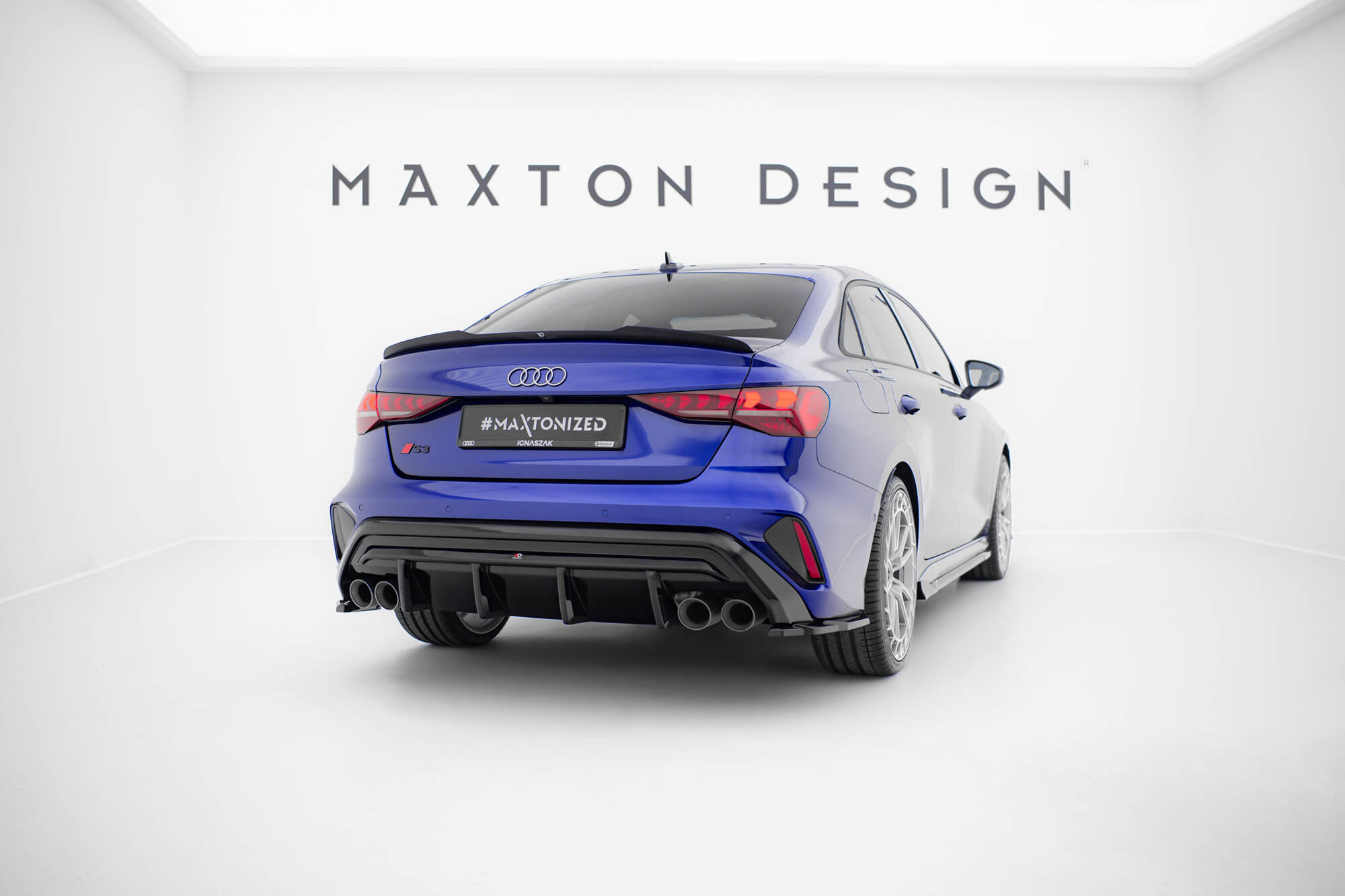 REAR SIDE SPLITTERS V.3 SUITABLE FOR AUDI S3 SEDAN 8Y FACELIFT – MAXTON DESIGN - 3