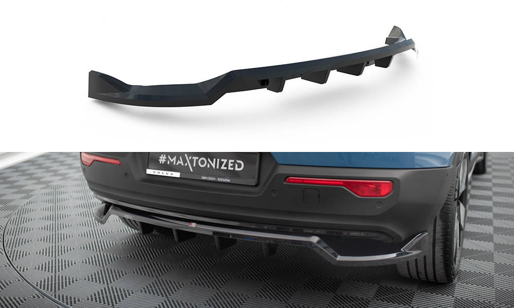 Central Rear Splitter (Vertical Bars) Volvo C40 Mk1