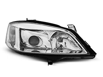 HEADLIGHTS OPEL ASTRA G 09.97-02.04 CHROME H7