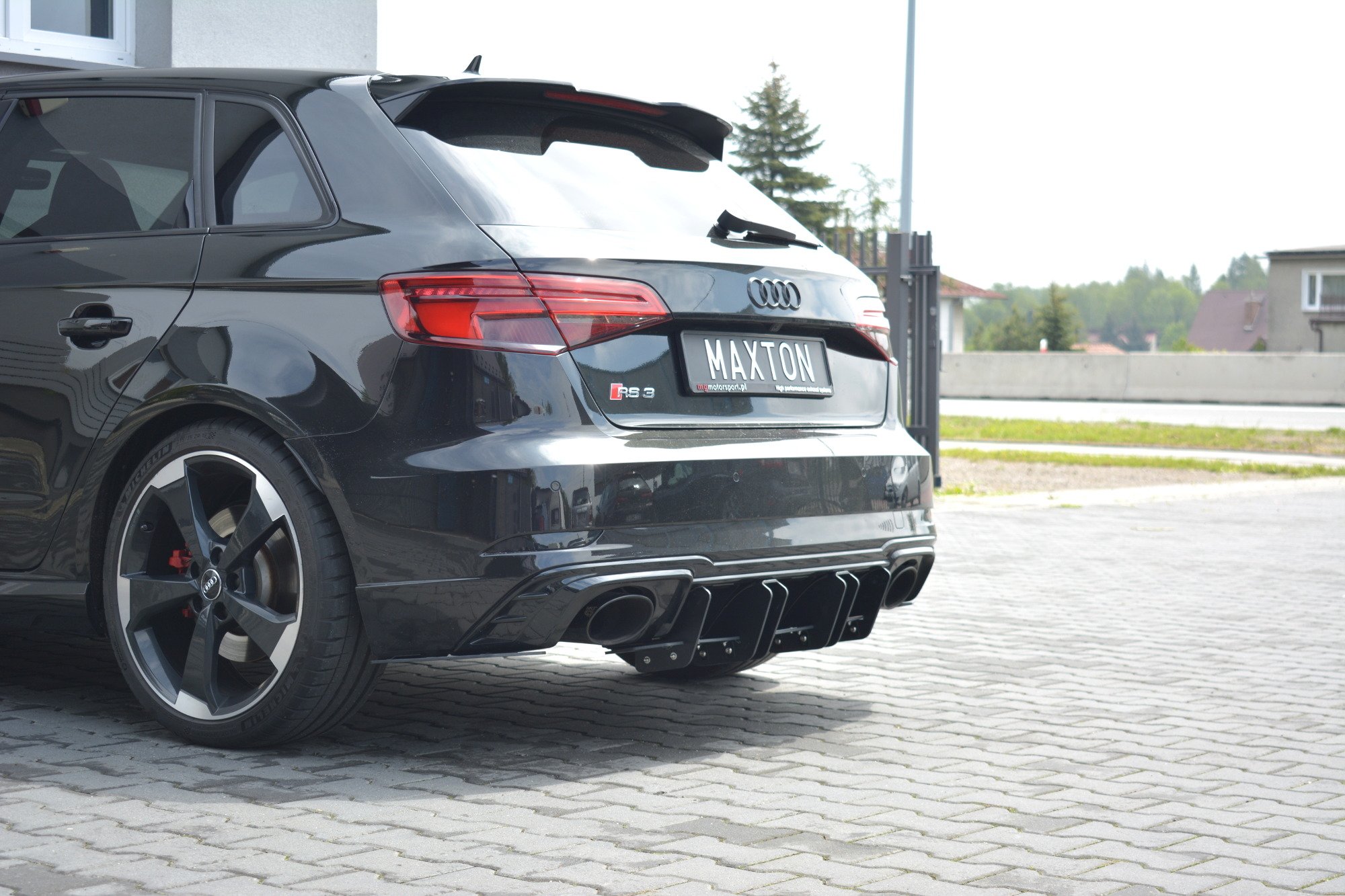 Rear Diffuser V.2 Audi RS3 8V FL Sportback - 2