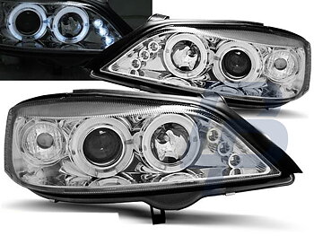 HEADLIGHTS OPEL ASTRA G 02.98-02.04 ANGEL EYES CHROME