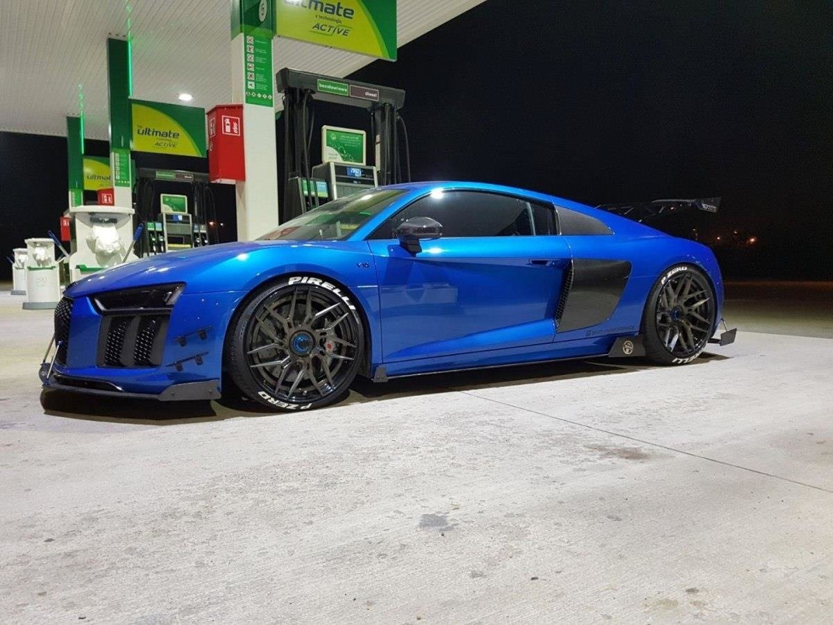 Racing Side Skirts Diffusers Audi R8 MK2 (2015 - 2017) - 4