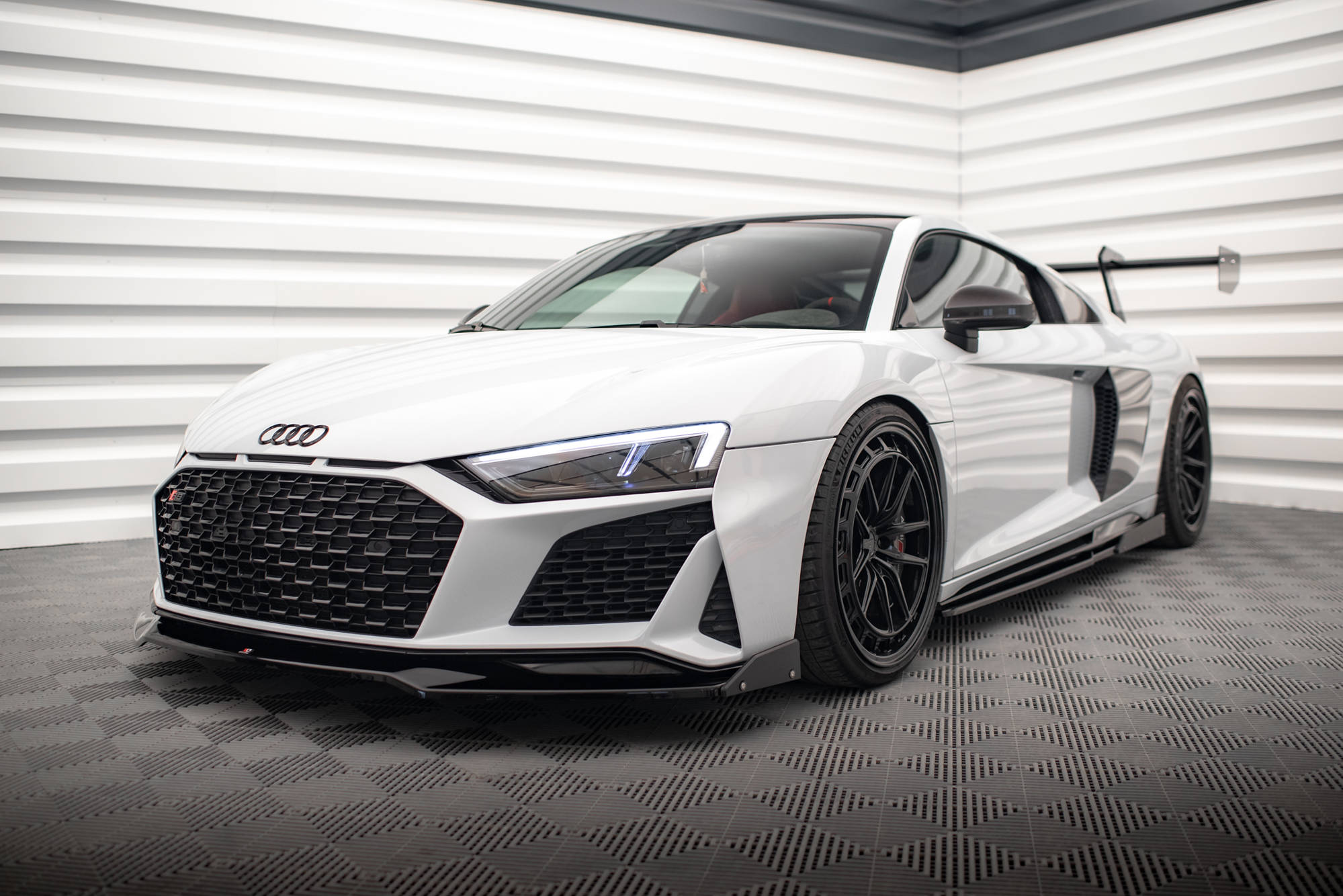 Front Splitter V.3 + Flaps Audi R8 Mk2 Facelift - 3