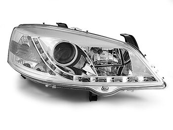 HEADLIGHTS OPEL ASTRA G 09.97-02.04 DAYLIGHT CHROME