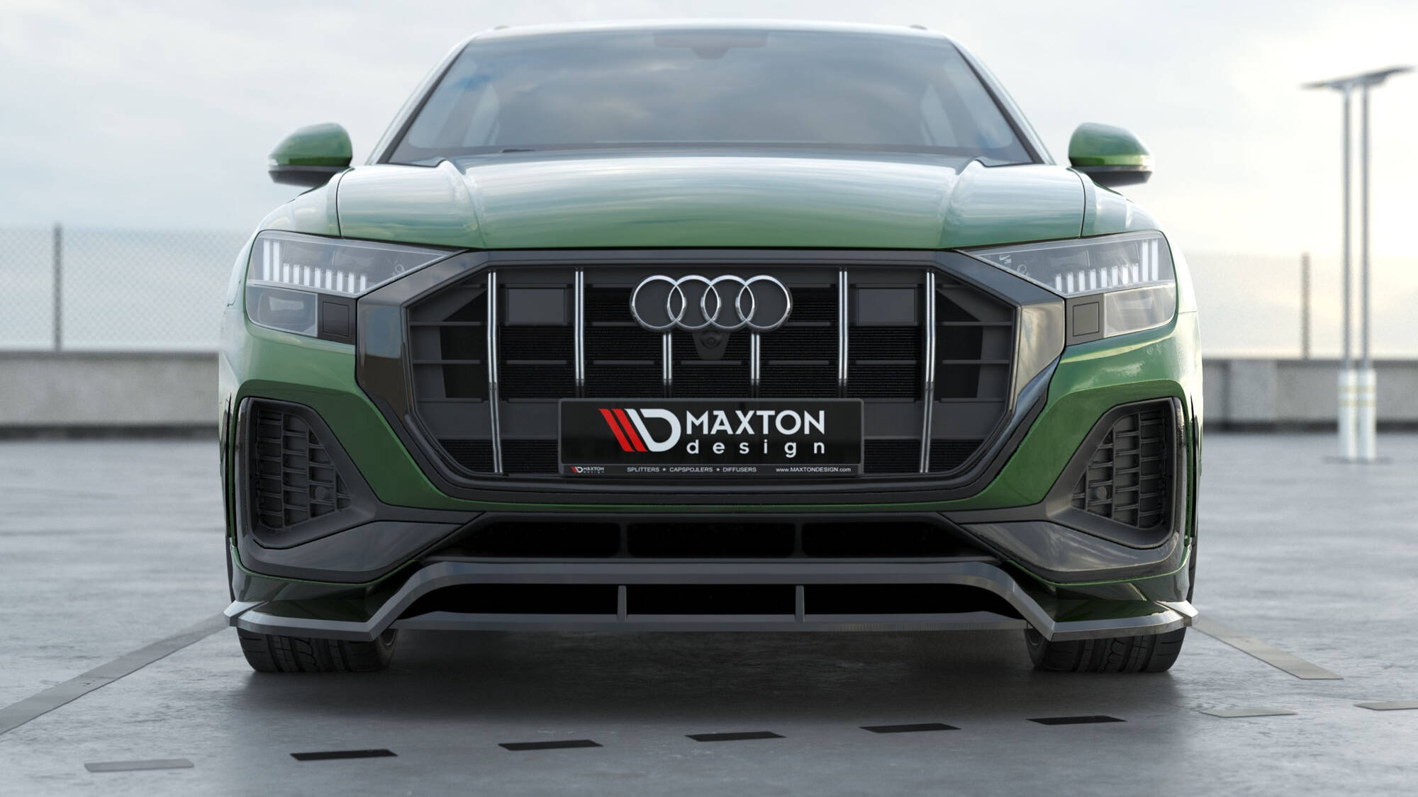 Front Splitter Audi Q8 Mk1 Facelift - 4