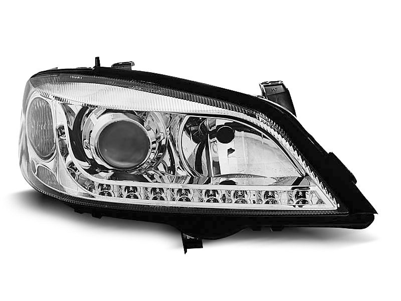 HEADLIGHTS OPEL ASTRA G 09.97-02.04 DAYLIGHT CHROME