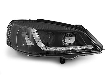 HEADLIGHTS OPEL ASTRA G 09.97-02.04 DAYLIGHT BLACK