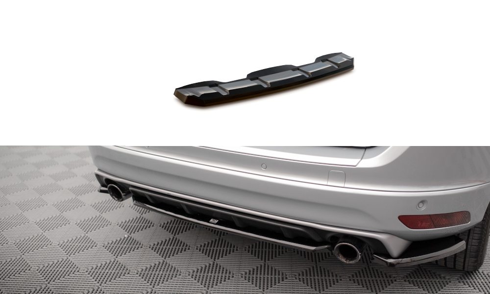 Central Rear Splitter Volvo XC60 R-Design Mk1 Facelift