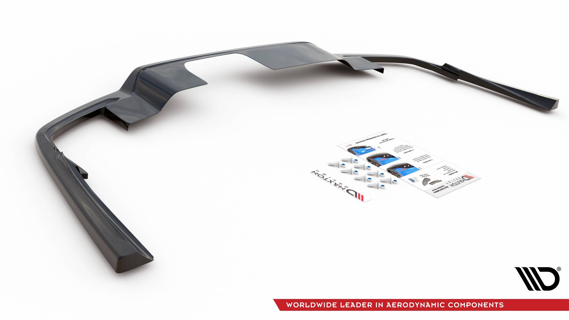 Central Rear Splitter Volvo S60 / V60 R-Design Mk3 - 7
