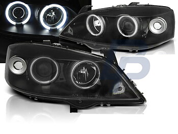HEADLIGHTS OPEL ASTRA G 09.97-02.04 ANGEL EYES CCFL CHROME