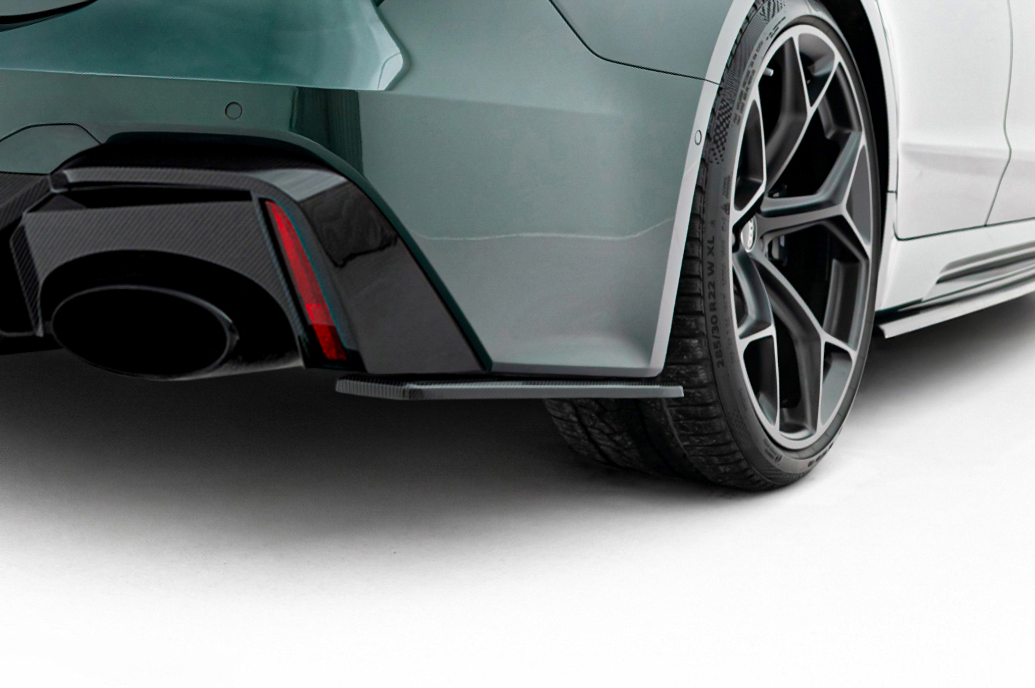PREPREG CARBON FIBER REAR SIDE SPLITTERS SUITABLE FOR AUDI RS7 C8 – MAXTON DESIGN - 3