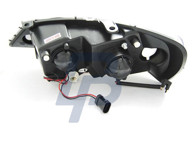 HEADLIGHTS OPEL ASTRA G 09.97-02.04 ANGEL EYES CCFL BLACK - 4