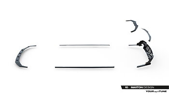 SET OF PREPREG CARBON FIBER SPLITTERS SUITABLE FOR AUDI RS6 C8 / C8 FACELIFT – MAXTON DESIGN
