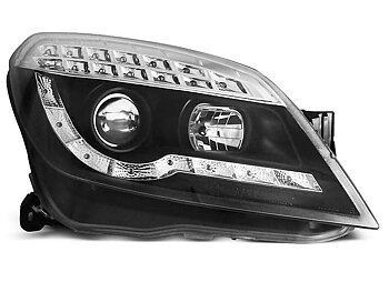 HEADLIGHTS OPEL ASTRA H 03.04-10 DAYLIGHT BLACK