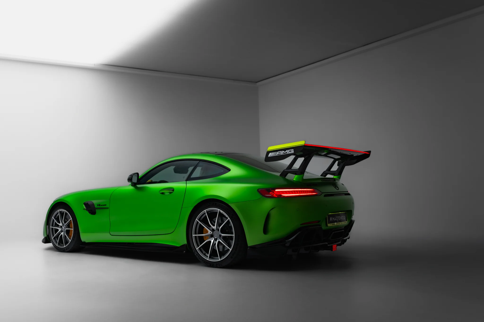 CARBON SPOILER + LED SUITABLE FOR MERCEDES-AMG GTR C190 FACELIFT – MAXTON DESIGN - 4