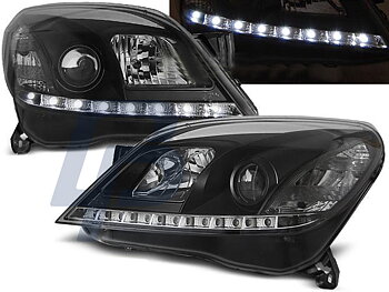 HEADLIGHTS OPEL ASTRA H 03.04-09 DAYLIGHT BLACK