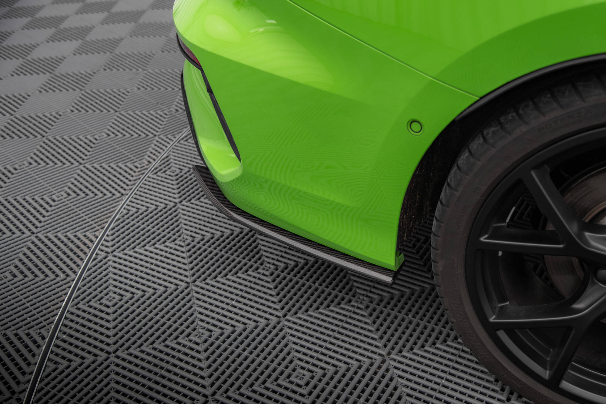 Carbon Fiber Rear Side Splitters Audi RS3 Sedan 8Y - 4