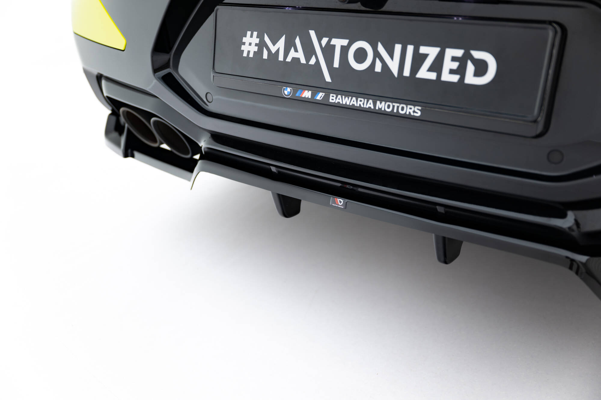 REAR SPLITTER (WITH VERTICAL BARS) SUITABLE FOR BMW X4M F98 FACELIFT – MAXTON DESIGN - 6