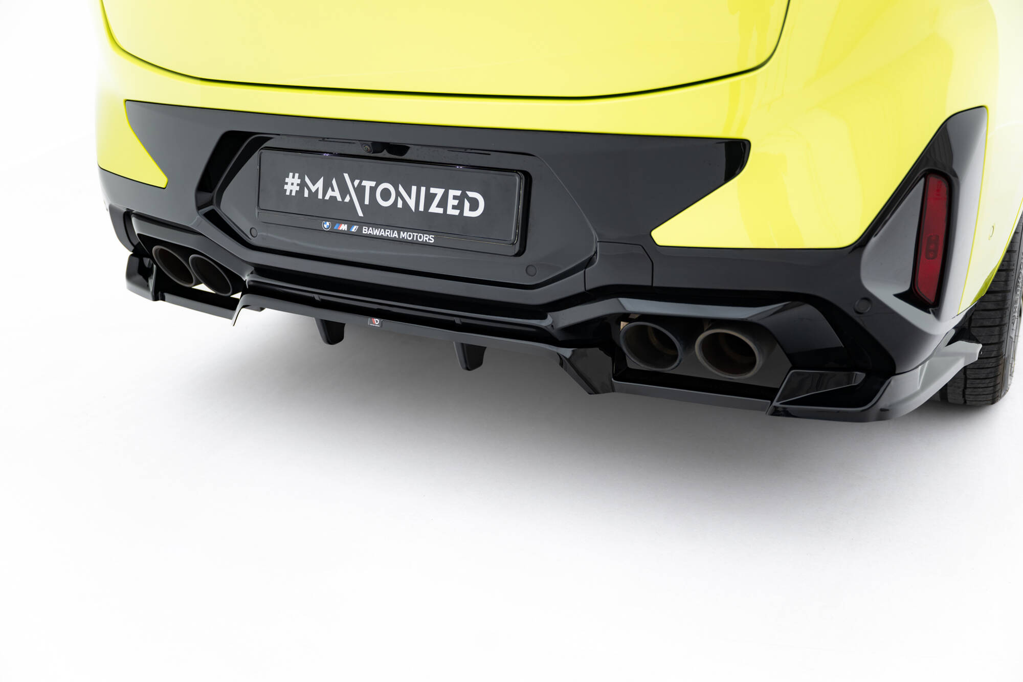 REAR SPLITTER (WITH VERTICAL BARS) SUITABLE FOR BMW X4M F98 FACELIFT – MAXTON DESIGN - 3