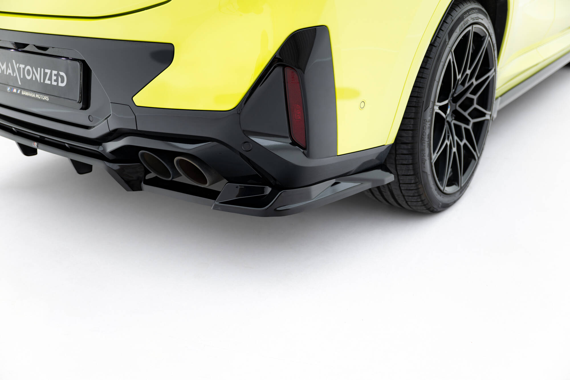 REAR SPLITTER (WITH VERTICAL BARS) SUITABLE FOR BMW X4M F98 FACELIFT – MAXTON DESIGN - 5