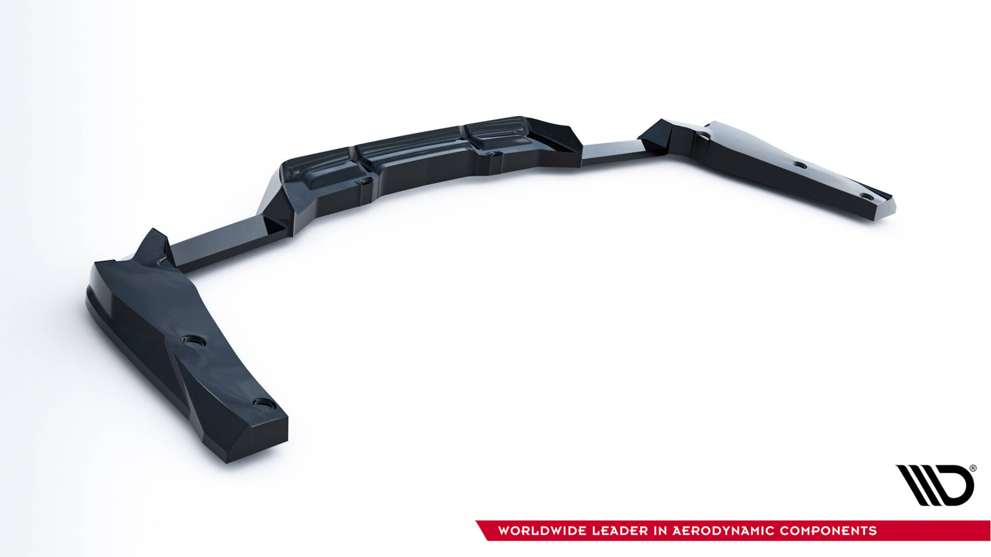 REAR SPLITTER (WITH VERTICAL BARS) SUITABLE FOR BMW X4M F98 FACELIFT – MAXTON DESIGN - 4
