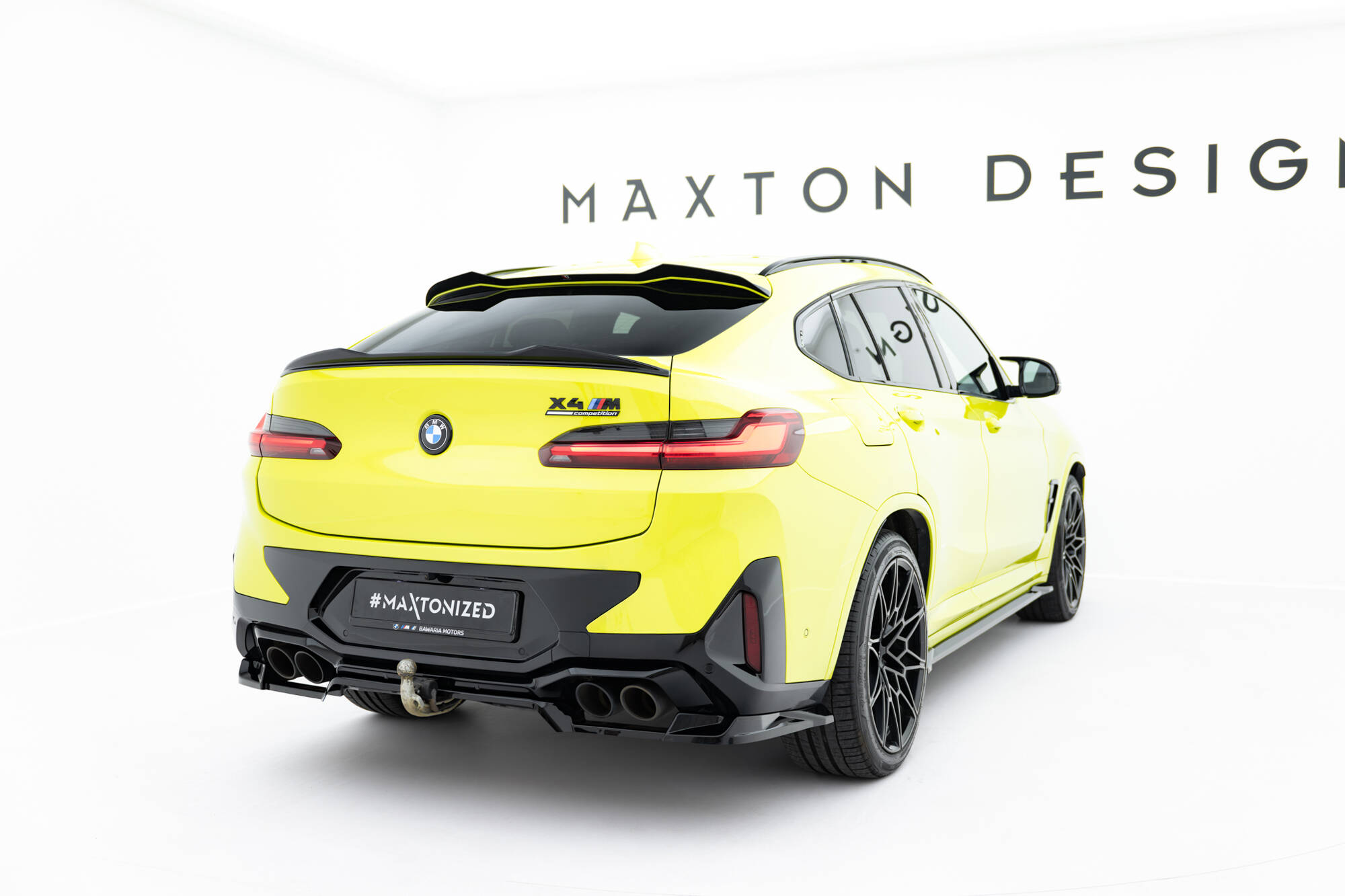 REAR SPLITTER (WITH VERTICAL BARS) SUITABLE FOR BMW X4M F98 FACELIFT – MAXTON DESIGN