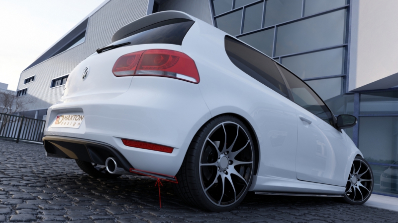 REAR SIDE SPLITTERS VW GOLF VI GTI 35TH - 2
