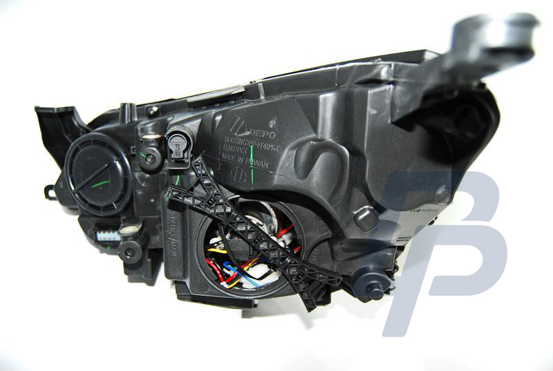 HEADLIGHTS OPEL ASTRA J 10- CHROME TRU DRL - 2