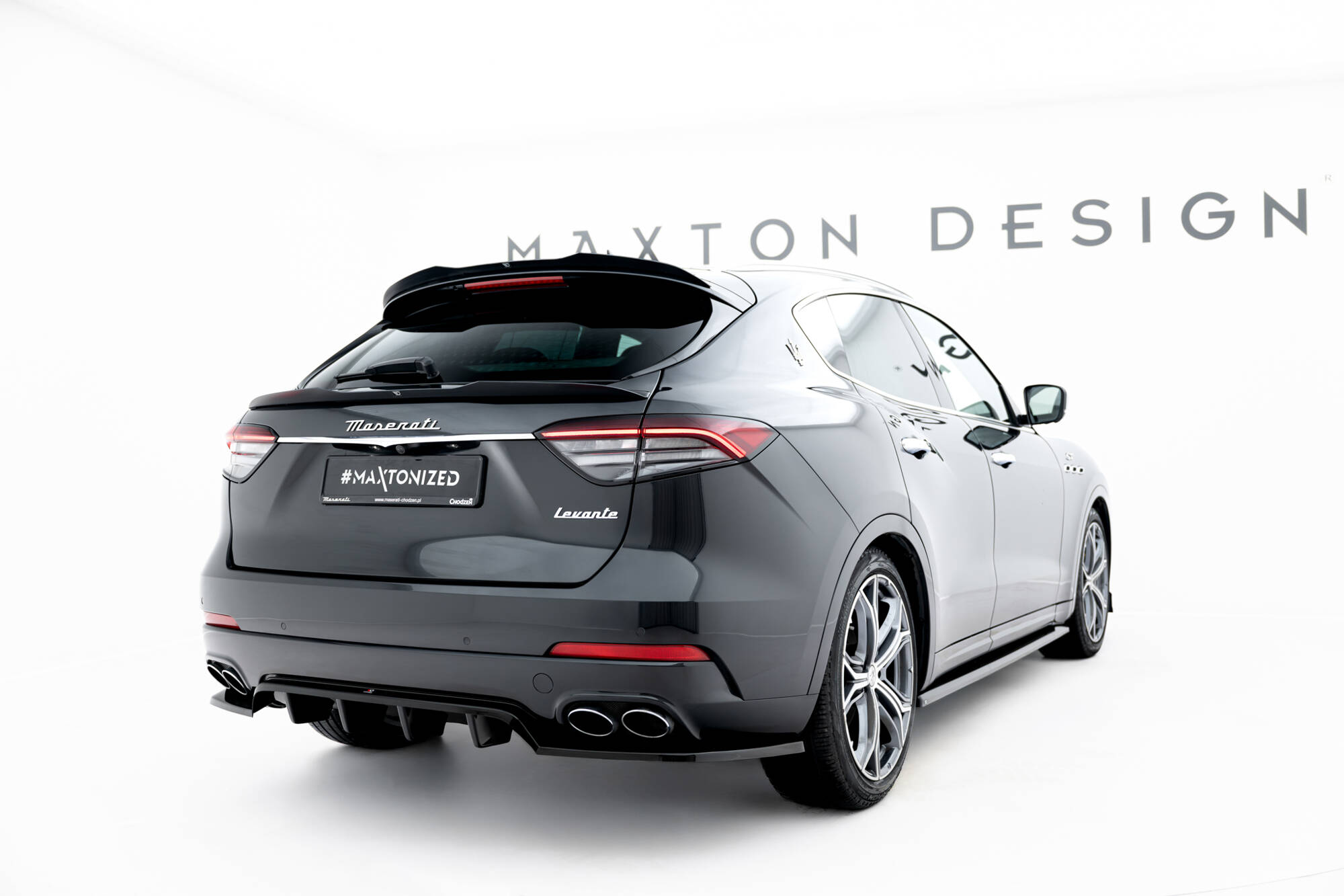 UPPER SPOILER CAP SUITABLE FOR MASERATI LEVANTE GT MK1 FACELIFT – MAXTON DESIGN - 3