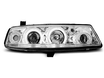 HEADLIGHTS OPEL CALIBRA 09.90-06.97 ANGEL EYES CHROME