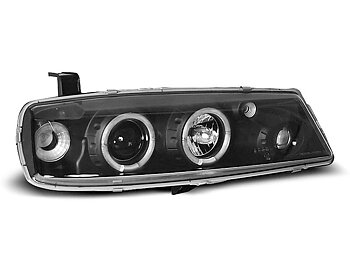HEADLIGHTS OPEL CALIBRA 08.90-06.97 ANGEL EYES BLACK
